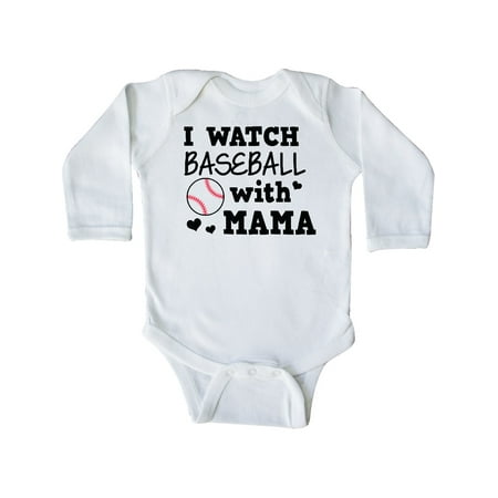 Inktastic I Watch Baseball with My Mama Gift Baby Boy or Baby Girl Long Sleeve Bodysuit
Inktastic I Watch Baseball with My Mama Gift Baby Boy or Baby Girl Long Sleeve Bodysuit