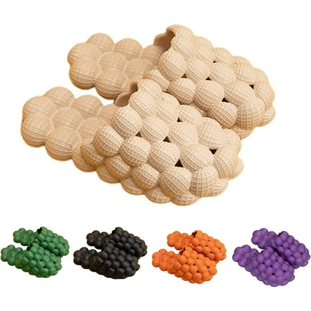 Unisex Lychee Sandals Massage Bubble Slides Slippers for Women/Men Funny Lychee Non-slip Spa Slippers Slippers for Indoor & Outdoor
Unisex Lychee Sandals Massage Bubble Slides Slippers for Women/Men Funny Lychee Non-slip Spa Slippers Slippers for Indoor & Outdoor