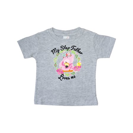 Inktastic Baby Flamingo My Step Father Loves Me in Flower Wreath Gift Baby Boy or Baby Girl T-Shirt
Inktastic Baby Flamingo My Step Father Loves Me in Flower Wreath Gift Baby Boy or Baby Girl T-Shirt