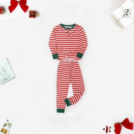 Blueek Christmas Baby Stripe Printed Top + Pants Christmas Family Matching Pajama Set
Blueek Christmas Baby Stripe Printed Top + Pants Christmas Family Matching Pajama Set