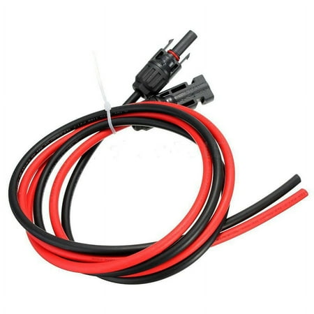 Leke 1meter Solar Panel PV Cable Wire Male & Female Connectors Cable