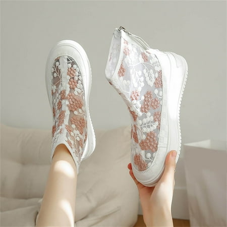 TALKVE Fashion Summer And Autumn Women Boots Flower Lace Mesh Breathable Comfortable Leisure
TALKVE Fashion Summer And Autumn Women Boots Flower Lace Mesh Breathable Comfortable Leisure