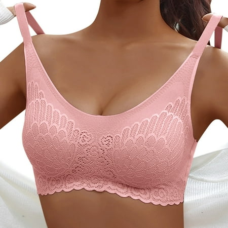 Yubnlvae womens underwear Woman Lace Thin Underwear Female Transparent Bras For Women Lace Lingerie Bralette For Ladies Pink
Yubnlvae womens underwear Woman Lace Thin Underwear Female Transparent Bras For Women Lace Lingerie Bralette For Ladies Pink