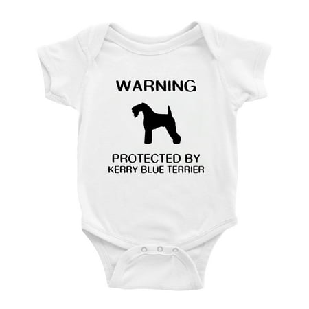 Warning: Protected by A Kerry Blue Terrier Dog Funny Baby Rompers Bodysuit (White 6-12 Months)
Warning: Protected by A Kerry Blue Terrier Dog Funny Baby Rompers Bodysuit (White 6-12 Months)