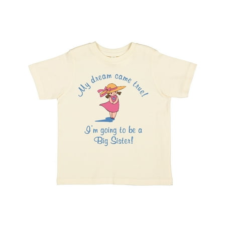 Inktastic Dream Future Big Sister Gift Toddler Toddler Girl T-Shirt