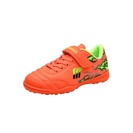 Woobling Kids Adults Football Shoes Firm Ground Soccer Cleats Training Athletic Shoe School Trainers Lightweight Sport Slip Resistant Orange 11.5C
Woobling Kids Adults Football Shoes Firm Ground Soccer Cleats Training Athletic Shoe School Trainers Lightweight Sport Slip Resistant Orange 11.5C
