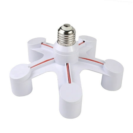 5 in 1 Light Socket Splitter E27 Adapter LED Standard Lights Bulbs Converter for Home Office Basement
5 in 1 Light Socket Splitter E27 Adapter LED Standard Lights Bulbs Converter for Home Office Basement
