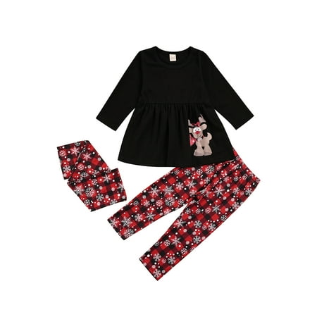 Gupgi Christmas Toddler Kids Baby Girl Clothes Set Long Sleeve Dress Top Plaid Print Pants
Gupgi Christmas Toddler Kids Baby Girl Clothes Set Long Sleeve Dress Top Plaid Print Pants