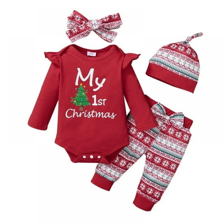 Promotion!Newborn Baby family outfits Romper Tops +Snow christmas tree Pants+Headband Outfit 4Pcs Set
Promotion!Newborn Baby family outfits Romper Tops +Snow christmas tree Pants+Headband Outfit 4Pcs Set