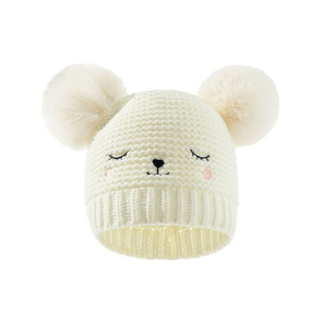 Pkeoh Toddler Hat Bucket Hat Toddler Baby Warm Knitted Hat - Winter Kids Solid Color Double Ball Hair Ball Embroidery Children S Knitted Hat Baseball Cap White
Pkeoh Toddler Hat Bucket Hat Toddler Baby Warm Knitted Hat - Winter Kids Solid Color Double Ball Hair Ball Embroidery Children S Knitted Hat Baseball Cap White