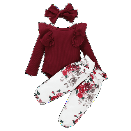 YOUNGER TREE Infant Toddler Baby Girl Fall Long Sleeve Romper Pants Headband Clothes Outfits for 12-18 Months
YOUNGER TREE Infant Toddler Baby Girl Fall Long Sleeve Romper Pants Headband Clothes Outfits for 12-18 Months