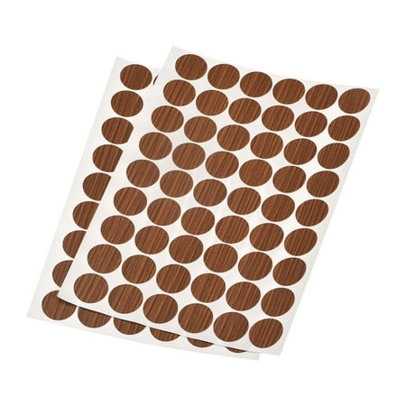 Uxcell 21mm Dia PVC Self Adhesive Screw Hole Cover Stickers Brown 4 Sheet/216pcs 
Uxcell 21mm Dia PVC Self Adhesive Screw Hole Cover Stickers Brown 4 Sheet/216pcs