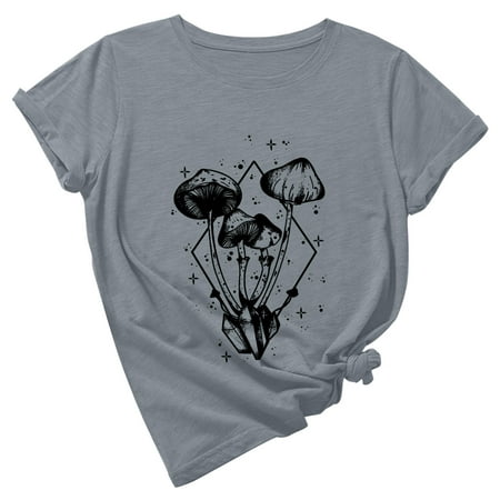 Women s Summer Loose Pullover Print Round Neck Short Sleeve Top Short Sleeve Round Neck Top/Shirt Work Blouse Gray L
Women s Summer Loose Pullover Print Round Neck Short Sleeve Top Short Sleeve Round Neck Top/Shirt Work Blouse Gray L