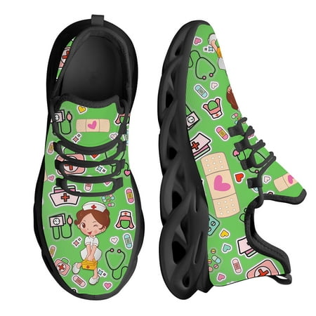 Kawaii Nurse Pattern Women Casual Sneakers Non-Slip Running Shoes Hospital Surgical Medical Print Platforms
Kawaii Nurse Pattern Women Casual Sneakers Non-Slip Running Shoes Hospital Surgical Medical Print Platforms