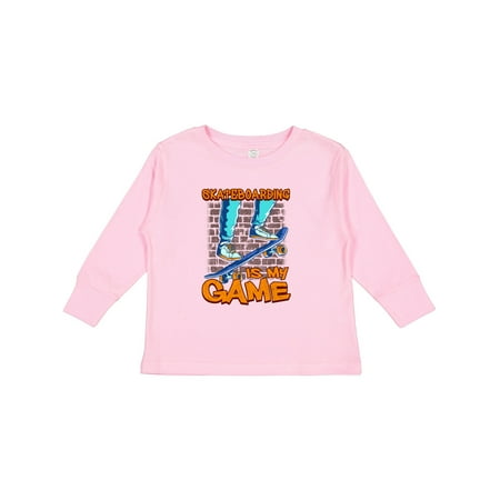 Inktastic Skateboarding is My Game Gift Toddler Boy or Toddler Girl Long Sleeve T-Shirt
Inktastic Skateboarding is My Game Gift Toddler Boy or Toddler Girl Long Sleeve T-Shirt