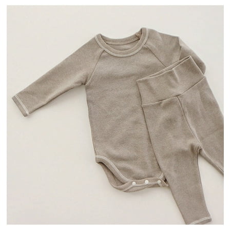 Hunpta Baby Girls Boys Autumn Solid Cotton Long Sleeve Long Pants Romper Bodysuit Set Outfits Clothes
Hunpta Baby Girls Boys Autumn Solid Cotton Long Sleeve Long Pants Romper Bodysuit Set Outfits Clothes