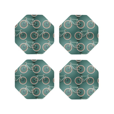 Drink Coasters Set of 4 Bike Pattern modern Leather Coasters for Coffee Table Protector Heat Resistant Cute Coasters for Home Decor Housewarming Gifts Bar Kitchen 4 Inch Octagon
Drink Coasters Set of 4 Bike Pattern modern Leather Coasters for Coffee Table Protector Heat Resistant Cute Coasters for Home Decor Housewarming Gifts Bar Kitchen 4 Inch Octagon