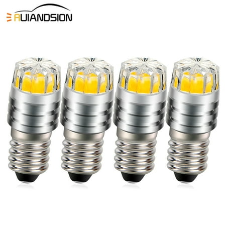 Ruiandsion E10 Flashlight Bulb DC 3V Warm White Instrument Bulb Indicator Bulb LED Bulb 4Pcs
Ruiandsion E10 Flashlight Bulb DC 3V Warm White Instrument Bulb Indicator Bulb LED Bulb 4Pcs