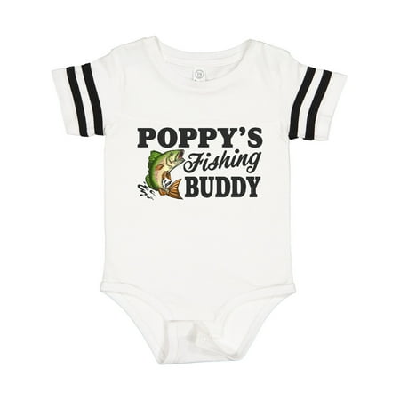 Inktastic Poppy s Fishing Buddy Gift Baby Boy Bodysuit 
Inktastic Poppy s Fishing Buddy Gift Baby Boy Bodysuit