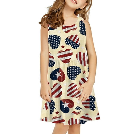 nsendm 9 Month Dress Toddler Kids Girl Fourth Of July Independent Day Star Stripes Prints Sleeveless Sleeveless Party Dress Dress Beige 11-12 Years 
nsendm 9 Month Dress Toddler Kids Girl Fourth Of July Independent Day Star Stripes Prints Sleeveless Sleeveless Party Dress Dress Beige 11-12 Years