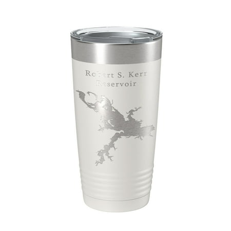Robert S. Kerr Reservoir Tumbler Lake Map Travel Mug Insulated Laser Engraved Coffee Cup Oklahoma 20 oz White
Robert S. Kerr Reservoir Tumbler Lake Map Travel Mug Insulated Laser Engraved Coffee Cup Oklahoma 20 oz White