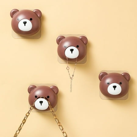 Fogcroll Compact Hanger Wall Mountable Plastic Cartoon Bear Head Pendant Cap Hanger for Daily
Fogcroll Compact Hanger Wall Mountable Plastic Cartoon Bear Head Pendant Cap Hanger for Daily