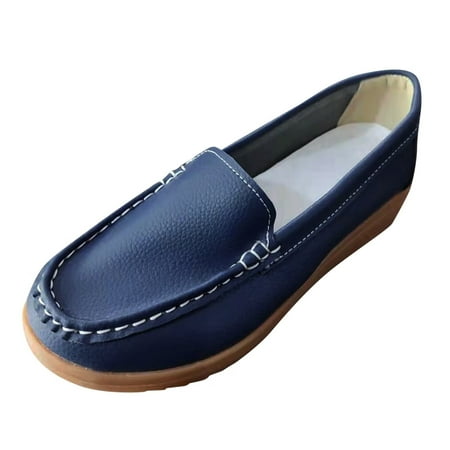 casual shoes for Women Ladies Fashion Multicolor Leather Shoes Soft Sole Pump Flat Casual Shoes PU Dress Sandals for Women Blue
casual shoes for Women Ladies Fashion Multicolor Leather Shoes Soft Sole Pump Flat Casual Shoes PU Dress Sandals for Women Blue