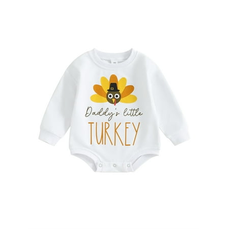 Bagilaanoe Newborn Baby Girl Boys Thanksgiving Romper Sweatshirt Long Sleeve Bodysuits Letter Turkey Print Pullover 6M 12M 18M 24M Infant Casual Tee Tops
Bagilaanoe Newborn Baby Girl Boys Thanksgiving Romper Sweatshirt Long Sleeve Bodysuits Letter Turkey Print Pullover 6M 12M 18M 24M Infant Casual Tee Tops