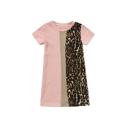 Chollius Infant Kids Girls Summer Dress Short Sleeve Crew Neck Leopard Ribbed Patchwork Romper Skirt Knee-Length Casual Bodysuit
Chollius Infant Kids Girls Summer Dress Short Sleeve Crew Neck Leopard Ribbed Patchwork Romper Skirt Knee-Length Casual Bodysuit