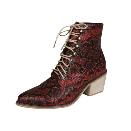 Honeeladyy Sales Online Women Boots Lace Up Pointed Toe Thick Heels Shoes Casual Boots Plus Size Shoes
Honeeladyy Sales Online Women Boots Lace Up Pointed Toe Thick Heels Shoes Casual Boots Plus Size Shoes