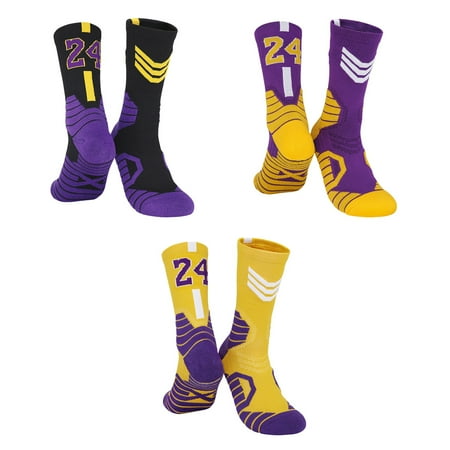 Basketball Socks 3 Pack Cushioned Sports Socks Crew Socks for Men & Women Style3,G97582
Basketball Socks 3 Pack Cushioned Sports Socks Crew Socks for Men & Women Style3,G97582