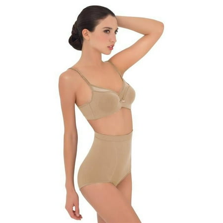 Anti Cellulite Seamless High-Waisted Shaper Briefs Scarlet NU L/XL