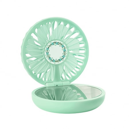 Citystores Mini Portable Fan with Mirror LED Rechargeable USB ABS Small Fan for Office Outdoors
Citystores Mini Portable Fan with Mirror LED Rechargeable USB ABS Small Fan for Office Outdoors