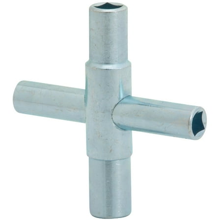 Jones Stephens 4-Way Lawn Faucet Key For 1/4 9/32 5/16 11/32 In. Stems