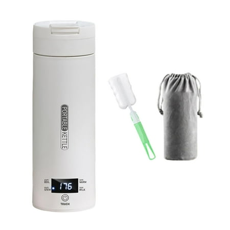 Smart Electric Tea Kettle Fast Heating LED Display Hot Water Boiler with Cleaning Brush and Sleeve Portable Lightweight for Personal Trip with Buckle Lid
Smart Electric Tea Kettle Fast Heating LED Display Hot Water Boiler with Cleaning Brush and Sleeve Portable Lightweight for Personal Trip with Buckle Lid