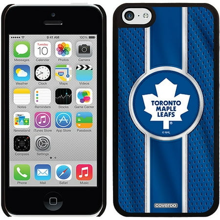 Toronto Maple Leafs Jersey Stripe Design on iPhone 5c Thinshield Snap-On Case by Coveroo