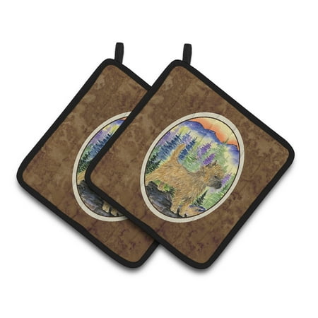 Carolines Treasures SS8255PTHD Cairn Terrier Pair of Pot Holders 7.5HX7.5W multicolor
Carolines Treasures SS8255PTHD Cairn Terrier Pair of Pot Holders 7.5HX7.5W multicolor