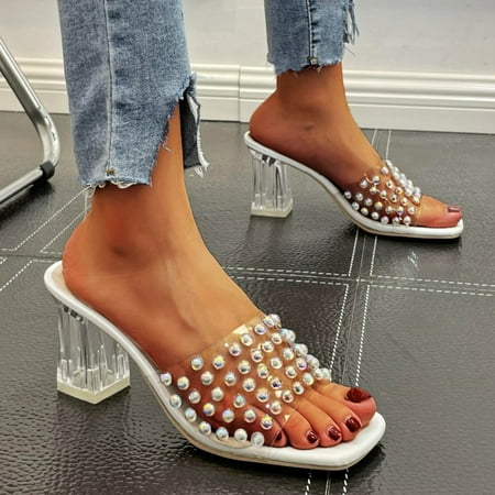 Cathalem Sandals For Women Ladies Heel High Heel Casual Bohemian Beach Shoes Rose Sandals Women White 6.5
Cathalem Sandals For Women Ladies Heel High Heel Casual Bohemian Beach Shoes Rose Sandals Women White 6.5