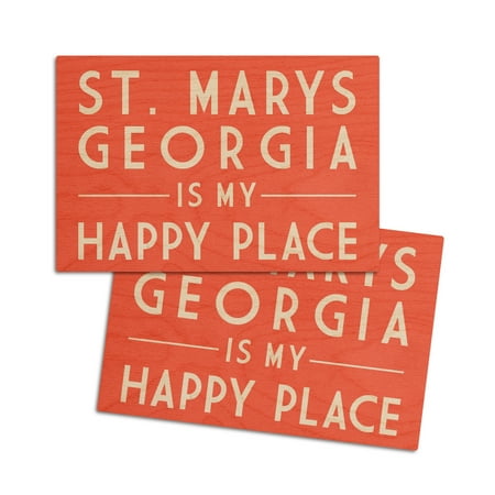 St. Marys Georgia My Happy Place Simply Said (4x6 Birch Wood Postcards 2-Pack Stationary Rustic Home Wall Decor)
St. Marys Georgia My Happy Place Simply Said (4x6 Birch Wood Postcards 2-Pack Stationary Rustic Home Wall Decor)