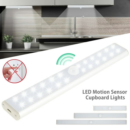 KTCINA 1/2pcs LED Under Cabinet Night Light Motion Sensor Cupboard Night Lamp USB Rechargeable Night Lamp with Self-adhesive Dimmable Cupboard Light for Cabinet Cupboard Bedroom Kitchen White
KTCINA 1/2pcs LED Under Cabinet Night Light Motion Sensor Cupboard Night Lamp USB Rechargeable Night Lamp with Self-adhesive Dimmable Cupboard Light for Cabinet Cupboard Bedroom Kitchen White