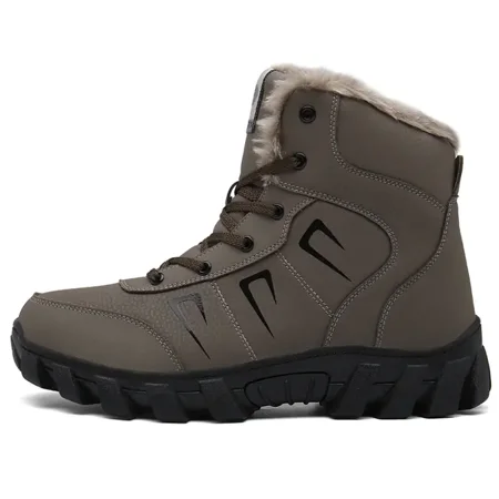 New Men‘s Warm Plush Lining Comfortable Lace Up Non-Slip Snow Boots Waterproof Outdoor Hiking Shoes Autumn & Winter
New Men‘s Warm Plush Lining Comfortable Lace Up Non-Slip Snow Boots Waterproof Outdoor Hiking Shoes Autumn & Winter