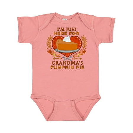 Inktastic I m Just Here for Grandma s Pumpkin Pie with Heart Gift Baby Boy or Baby Girl Bodysuit
Inktastic I m Just Here for Grandma s Pumpkin Pie with Heart Gift Baby Boy or Baby Girl Bodysuit