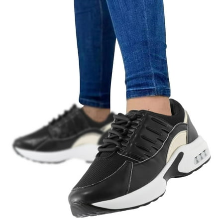 Women s Running Shoes Womens Shoes Large Size Casual Shoes Womens Mesh Flat Front Lace Up Mesh Breathable Sport Shoes sneakers for Women Mesh Black
Women s Running Shoes Womens Shoes Large Size Casual Shoes Womens Mesh Flat Front Lace Up Mesh Breathable Sport Shoes sneakers for Women Mesh Black