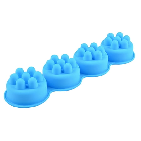 Reusable Cake Mold 4 Grids Non-Stick Temperature Resistant DIY Round Silicone Massage Soap Mold Household Supplies
Reusable Cake Mold 4 Grids Non-Stick Temperature Resistant DIY Round Silicone Massage Soap Mold Household Supplies