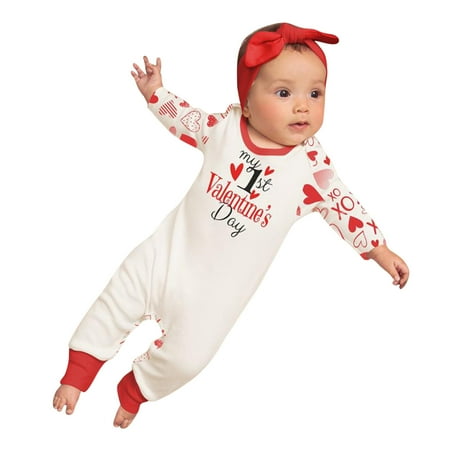 Wozhidaoke jumpsuit Baby Girls Day Letter Romper Headbands valentines day decor essentials
Wozhidaoke jumpsuit Baby Girls Day Letter Romper Headbands valentines day decor essentials