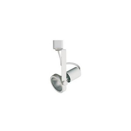 2-Wire Connection Gimbal Linear Track Lighting Head - White