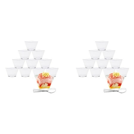 Dessert Cups 100Pcs Plastic Dessert Cups + 100Pcs Spoons Dessert Cups 2Oz Reusable Plastic Dessert Cup Dessert Clear
Dessert Cups 100Pcs Plastic Dessert Cups + 100Pcs Spoons Dessert Cups 2Oz Reusable Plastic Dessert Cup Dessert Clear