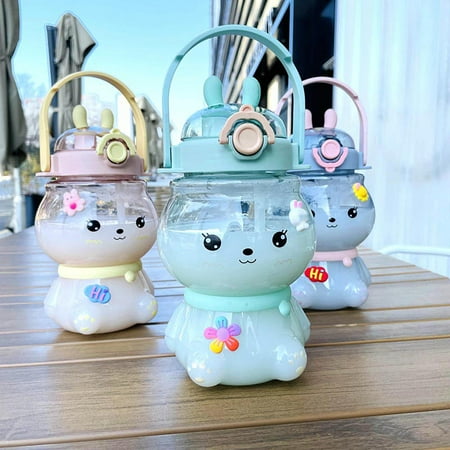 Xinhuadsh 1130ml Water Cup Food Grade Easy to Clean Portable Cute 3D Rabbit Shape Straw Bottle for Summer
Xinhuadsh 1130ml Water Cup Food Grade Easy to Clean Portable Cute 3D Rabbit Shape Straw Bottle for Summer