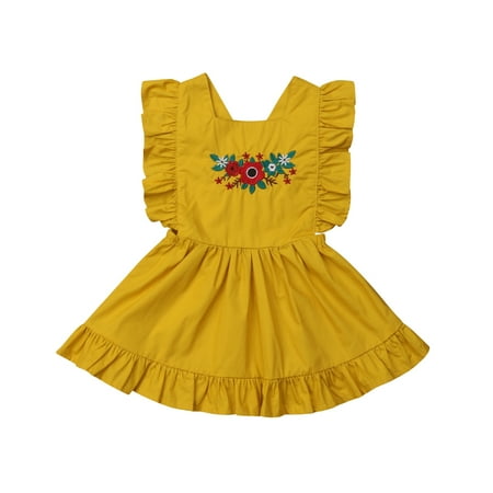 Suefunskry Newborn Baby Girls Ruffle Floral Dress Sleeveless Square Collar Dresses Summer Clothes
Suefunskry Newborn Baby Girls Ruffle Floral Dress Sleeveless Square Collar Dresses Summer Clothes
