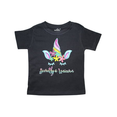 Inktastic Secretly a Unicorn flowers and horn Gift Toddler Boy or Toddler Girl T-Shirt
Inktastic Secretly a Unicorn flowers and horn Gift Toddler Boy or Toddler Girl T-Shirt